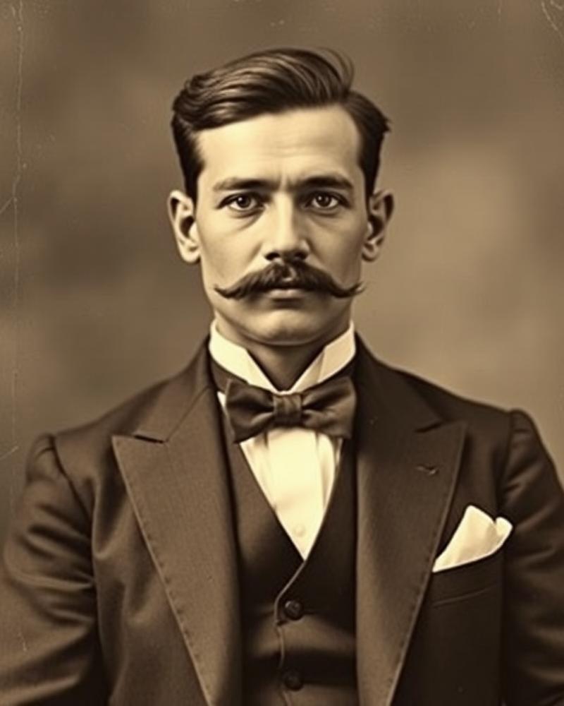 Retrato restaurado de Alberto Braniff