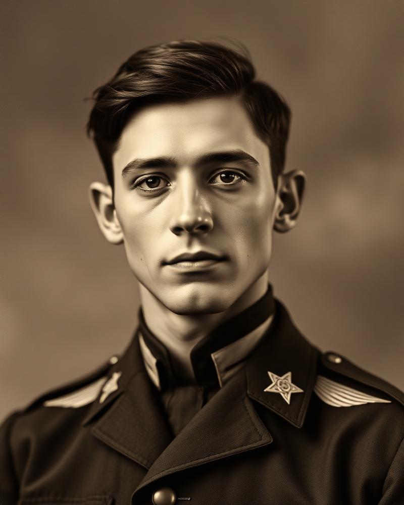 Retrato restaurado de Samuel C. Rojas Rasso